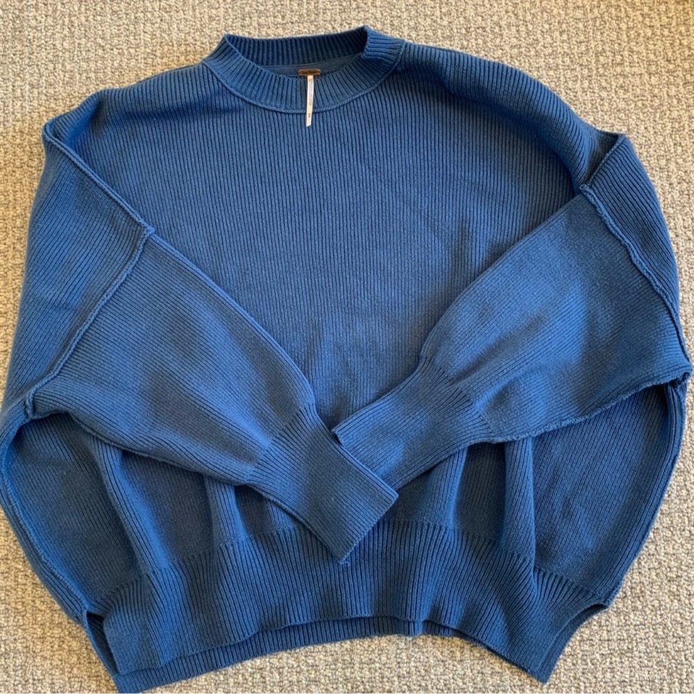 Free People Easy Street tunic Fancy Blue